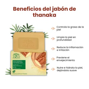 Beneficios jabón de thanaka