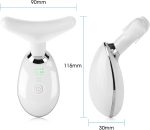Masajeador Facial y de Cuello Antiarrugas 7-en-1: Dispositivo de Lifting con Terapia de 7 Colores LED, Microcorriente EMS y Calor Térmico para Rejuvenecimiento Total