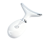 Dispositivo de Radiofrecuencia Facial y Cuello: Masajeador Reductor Antiarrugas con 7 Luces LED y Tecnología Térmica Pro