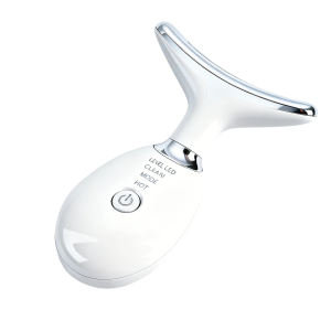 Sistema de Lifting Facial y Cuello 7-en-1: Masajeador Antiarrugas con Fototerapia de 7 Colores, Microcorriente EMS y Calor Térmico – Resultados Profesionales en Casa