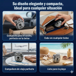 Mini Depiladora Eléctrica Recargable Portátil
